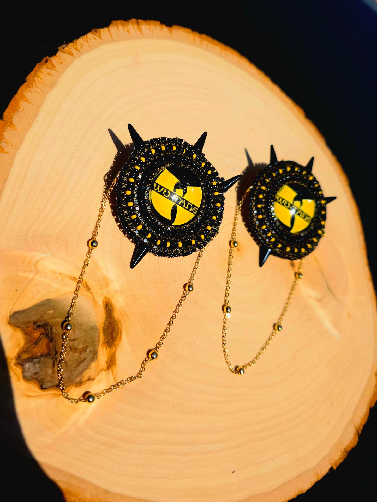 "W-T Clan" Custom with Spikes and Chain