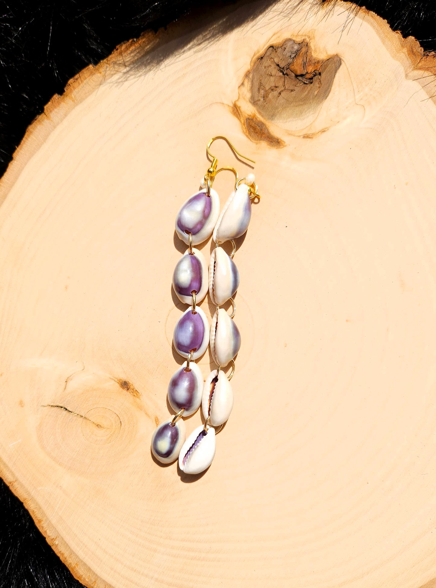Adéwálé • Purple-Ring Cowie Shells, 5-Tiered